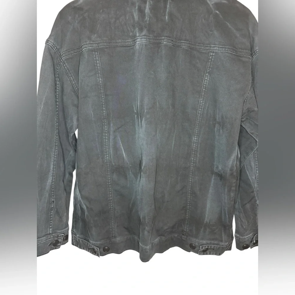 Free People Oversized Tie Dye Denim Jacket Size M - Picture 5 of 8